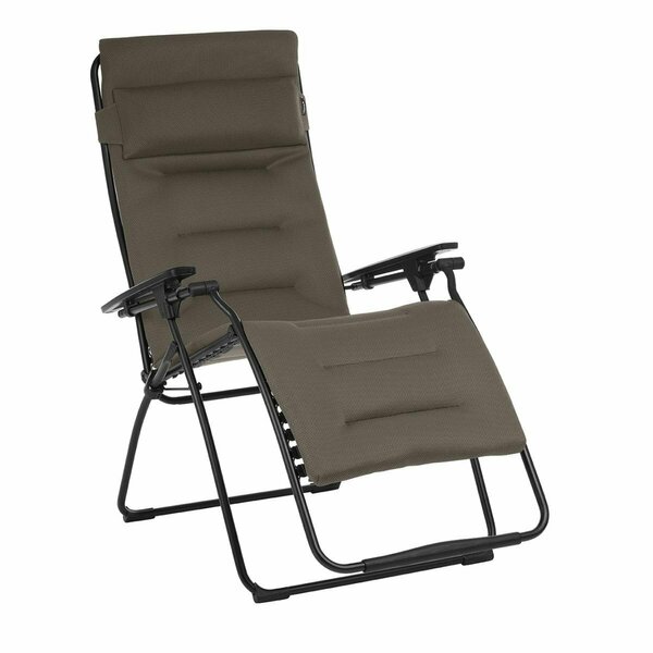 Kd Estanteria Zero Gravity Recliner - Black Frame - Taupe Fabric KD2472959